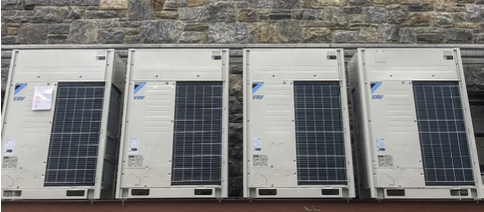 St. Bartholomew’s Episcopal Church installation of variable refrigerant flow (VRF) heat pumps.